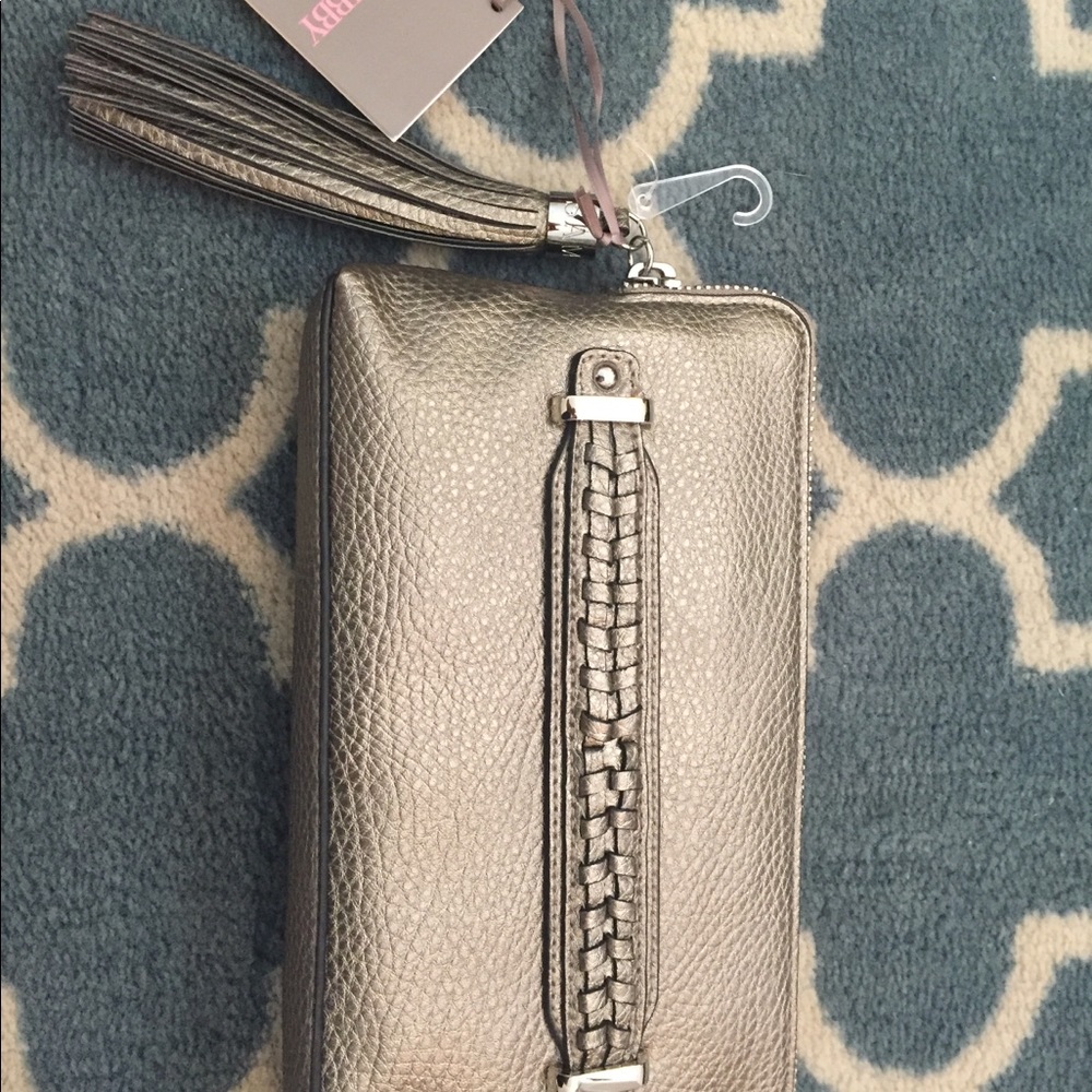 Never used silver clutch